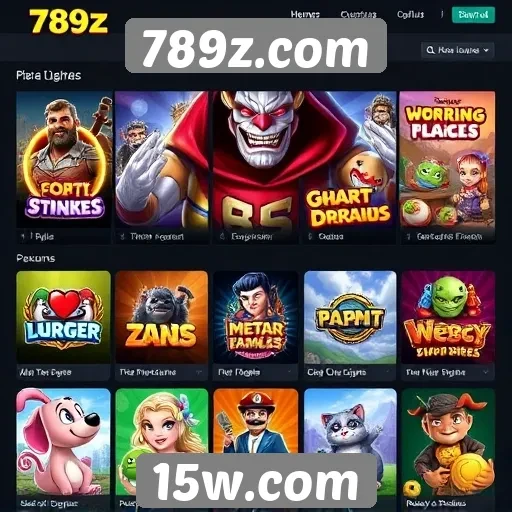 Tipos de jogos disponíveis na plataforma 789z.com